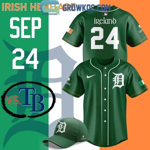 Detroit Tigers 2024 Irish Heritage Baseball Jersey