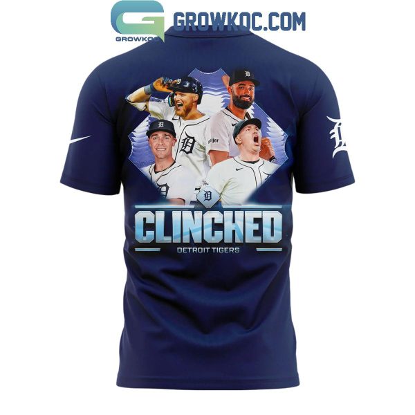 Detroit Tigers 2024 October Ready Clinched Hoodie T-Shirt