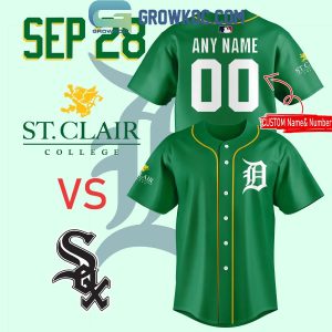 Detroit Tigers 2024 St. Clair College Fan Personalized Baseball Jersey