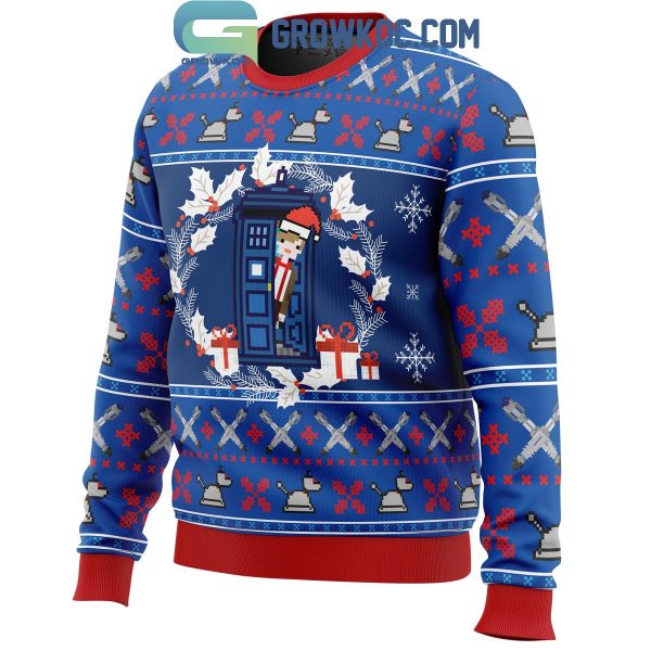 Doctor Who Tardis Christmas Ugly Sweater