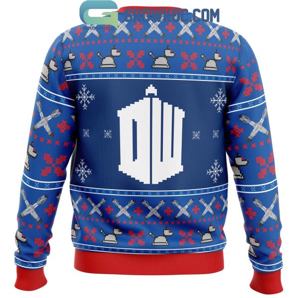 Doctor Who Tardis Christmas Ugly Sweater