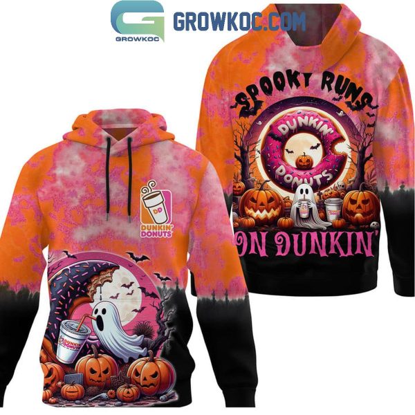 Dunkin’ Donuts Spooky Runs On Dunkin’ Halloween Hoodie T-Shirt