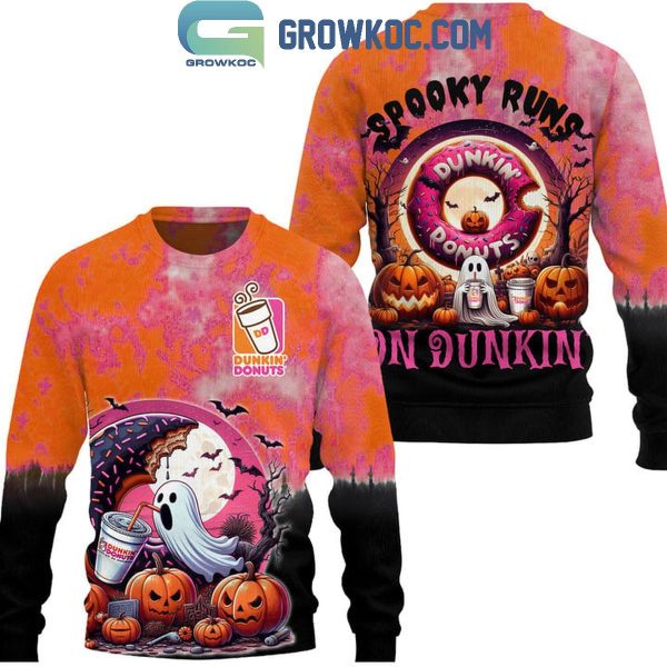 Dunkin’ Donuts Spooky Runs On Dunkin’ Halloween Hoodie T-Shirt