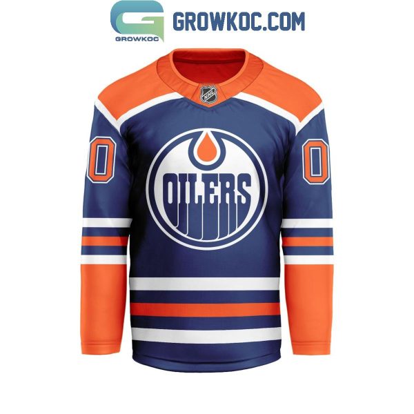 Edmonton Oilers Be The Fighter 2024 Home Personalized Hockey Jersey