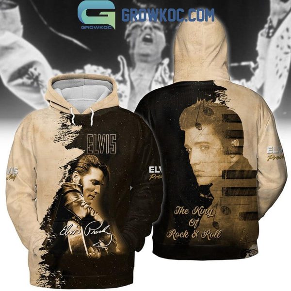 Elvis Presley King Of Rock And Roll Golden Era Hoodie T-Shirt