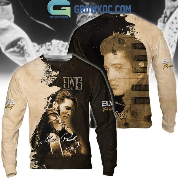 Elvis Presley King Of Rock And Roll Golden Era Hoodie T-Shirt