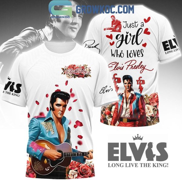 Elvis Presley This Girl Loves King Of Rock And Roll Hoodie T-Shirt