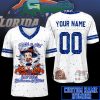 Florida Gators Just A Girl Who Loves Halloween Personalized Football Jersey Black