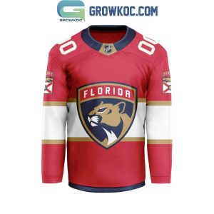 Florida Panthers Be The Fighter 2024 Home Personalized Hockey Jersey