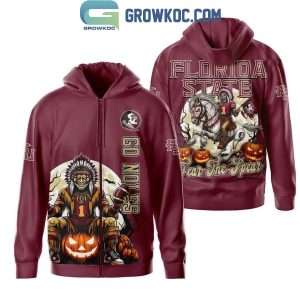 Florida State Seminoles Spooky Fear The Spear Go Noles Hoodie T-Shirt