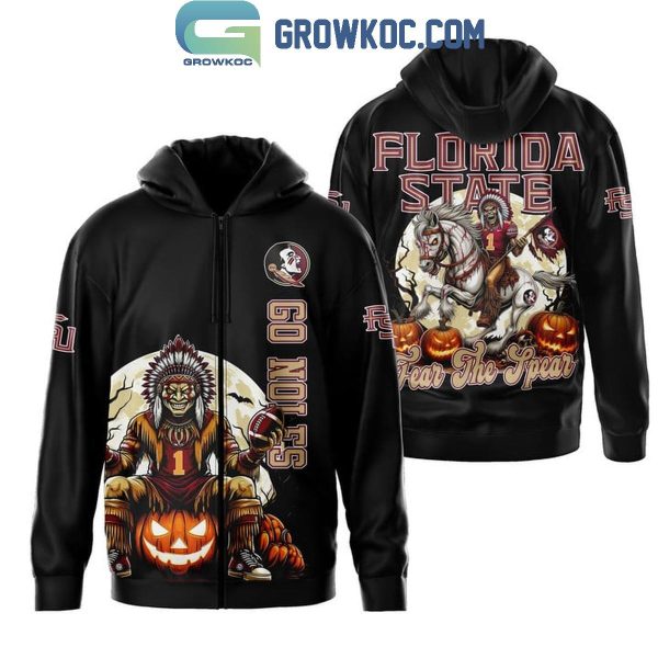 Florida State Seminoles Spooky Fear The Spear Go Noles Hoodie T-Shirt