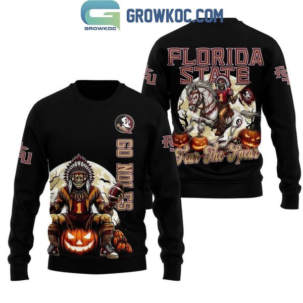 Florida State Seminoles Spooky Fear The Spear Go Noles Hoodie T-Shirt