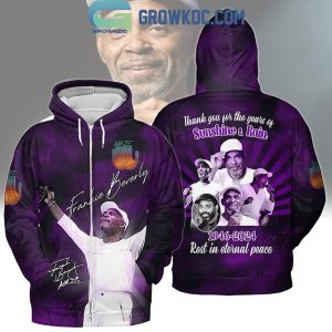 Frankie Beverly Thank You For The Years Of Sunshine And Rain 1946-2024 Hoodie T-Shirt