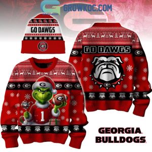 Georgia Bulldogs Christmas Go Dawgs 2024 Ugly Sweater