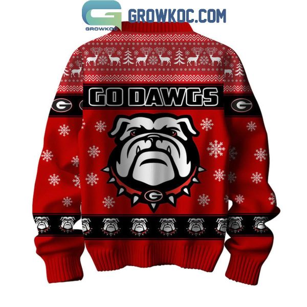 Georgia Bulldogs Christmas Go Dawgs 2024 Ugly Sweater