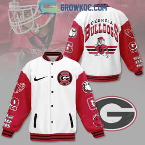 Georgia Bulldogs Damn Good Dawgs Football Baseball Jacket