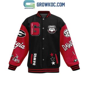 Georgia Bulldogs Go Dawgs Victory Baseball Jacket