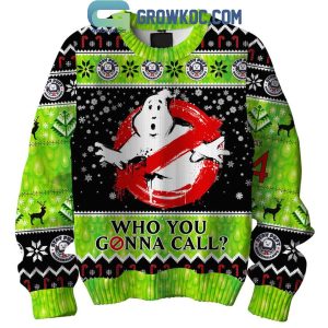 Ghostbusters Who You Gonna Call Ugly Sweater