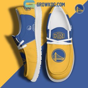 Golden State Warriors 2024 Personalized Hey Dude Shoes