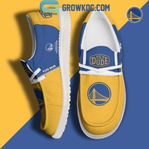 Golden State Warriors 2024 Personalized Hey Dude Shoes