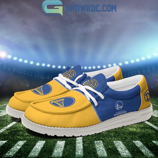 Golden State Warriors 2024 Personalized Hey Dude Shoes