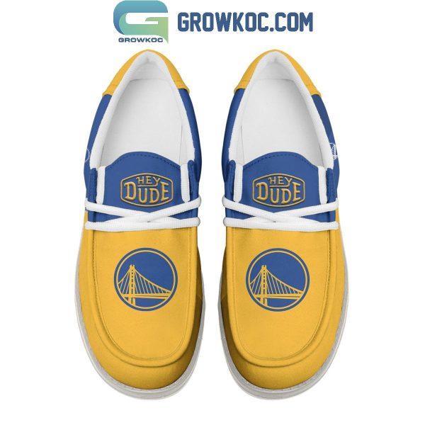 Golden State Warriors 2024 Personalized Hey Dude Shoes