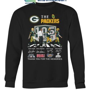 Green Bay Packers 105 Years Of The Memories And Victory T-Shirt