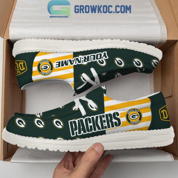 Green Bay Packers 2024 Version Personalized Hey Dude Shoes