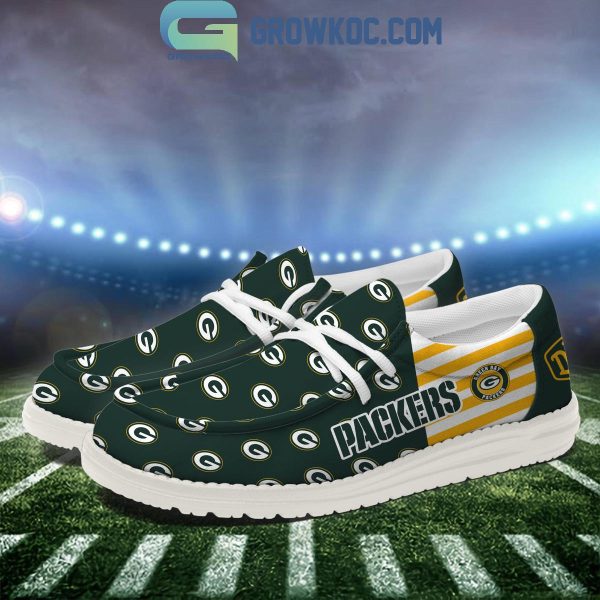 Green Bay Packers 2024 Version Personalized Hey Dude Shoes