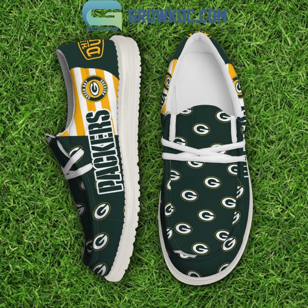 Green Bay Packers 2024 Version Personalized Hey Dude Shoes