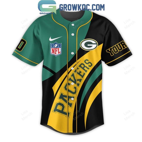 Green Bay Packers Go Packers Go Halloween 2024 Personalized Baseball Jersey