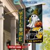 Chicago Bears Welcome Halloween 2024 Personalized House Garden Flag