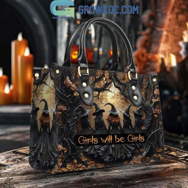 Halloween Girls Will Be Girls Spooky Design Handbag