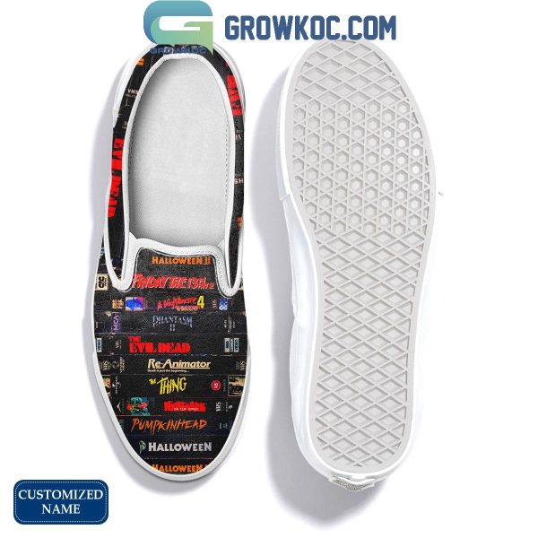 Halloween Horror Movie Pumpkinhead Scream Personalized Slip On Shoes