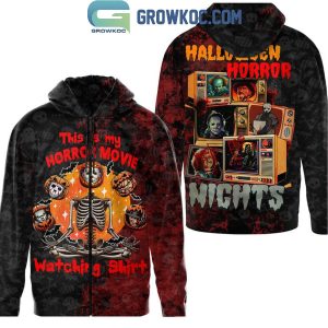 Halloween Horror Nights This Is My Horror Movie Watching Hoodie T-Shirt