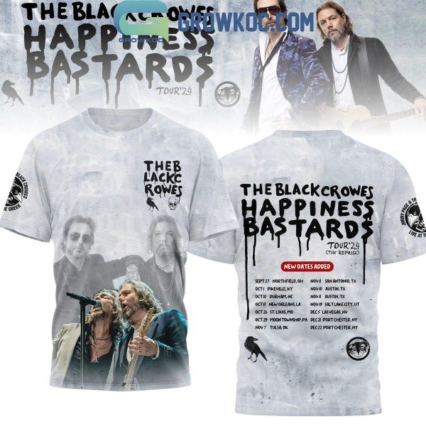 Happiness Bastards Of The Black Crowes Tour 2024 Hoodie T-Shirt