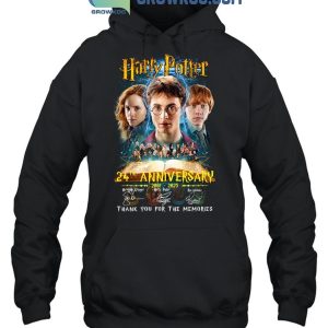 Harry Potter 24th Anniversary 2001-2025 Thank You For The Magic T-Shirt