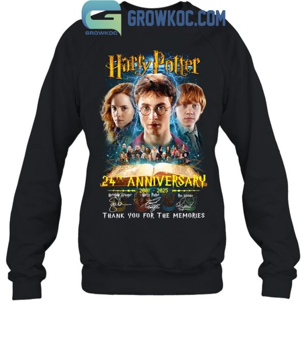 Harry Potter 24th Anniversary 2001-2025 Thank You For The Magic T-Shirt