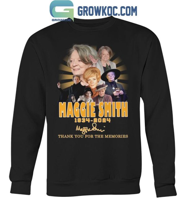 Harry Potter Maggies Smith Thank You For The Memories T-Shirt