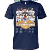 Houston Astros AL West Division Champions 4 Years In A Row T-Shirt