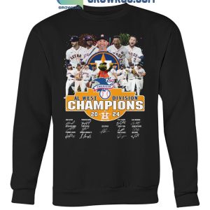 Houston Astros 2024 AL West Division Champions Celebration T-Shirt