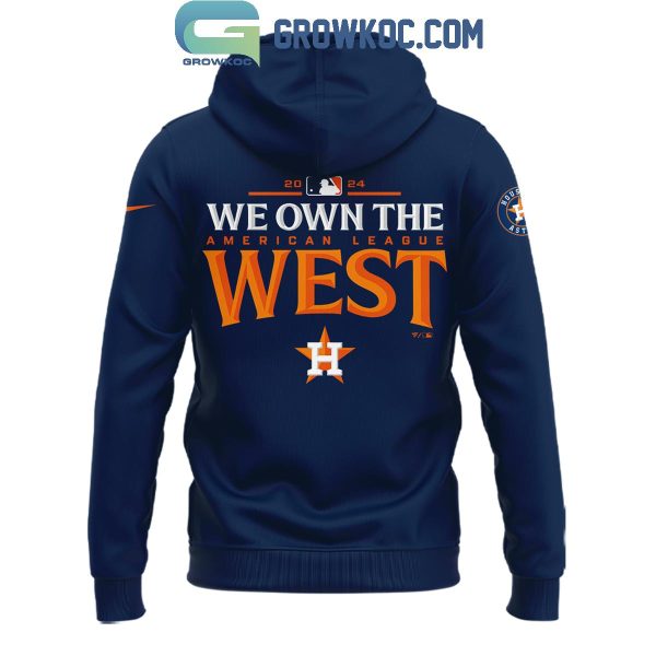 Houston Astros 2024 American League West Champion Hoodie T-Shirt