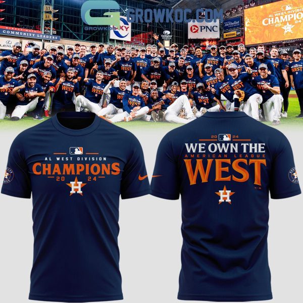 Houston Astros 2024 American League West Champion Hoodie T-Shirt