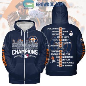 Houston Astros 2024 Skyline American League West Champions Hoodie T-Shirt