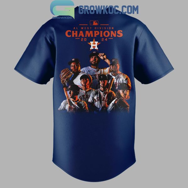 Houston Astros 2024 We Own The AL West Division Champions Team Baseball Jersey