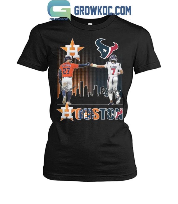 Houston Astros Altuve Baseball Houston Texans Stroud Football Proud T-Shirt