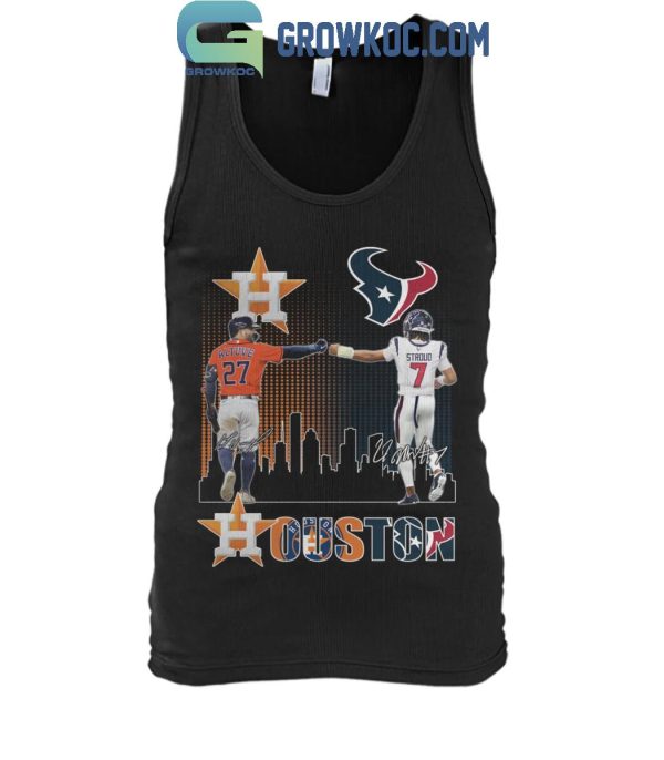 Houston Astros Altuve Baseball Houston Texans Stroud Football Proud T-Shirt