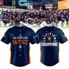 Houston Astros Snoopy 2024 Astros Fanatics AL West Division Champions Baseball Jersey