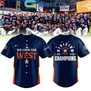 Houston Astros American League West Champions 2024 Baseball Jersey