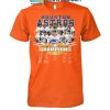 Houston Astros AL West Division Champions 4 Years In A Row T-Shirt